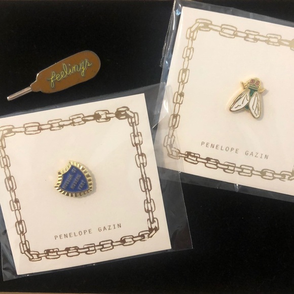 penelope gazin Jewelry - Enamel pin set - Penelope Gazin